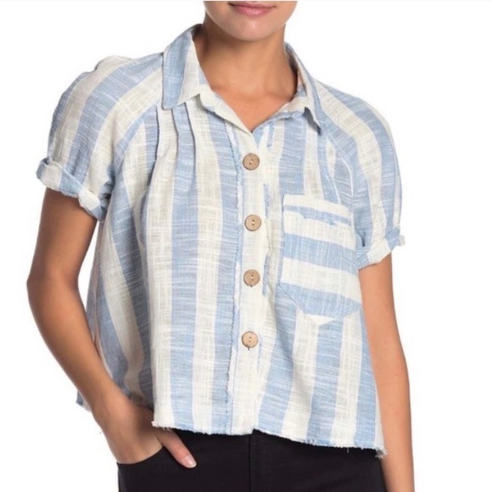 Free People Button Up